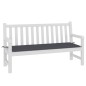 vidaXL Cojín de banco de jardín tela Oxford gris antracita 150x50x3 cm vidaXL Cojín de banco de jardín tela Oxford gris antracita 150x50x3 cm