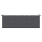 vidaXL Cojín de banco de jardín tela Oxford gris antracita 150x50x3 cm vidaXL Cojín de banco de jardín tela Oxford gris antracita 150x50x3 cm