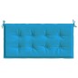 vidaXL Cojín de banco de jardín tela Oxford azul 100x50x3 cm vidaXL Cojín de banco de jardín tela Oxford azul 100x50x3 cm