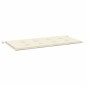 vidaXL Cojín de banco de jardín tela Oxford crema 120x50x3 cm vidaXL Cojín de banco de jardín tela Oxford crema 120x50x3 cm
