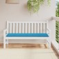 vidaXL Cojín de banco de jardín tela Oxford azul 150x50x3 cm vidaXL Cojín de banco de jardín tela Oxford azul 150x50x3 cm