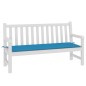 vidaXL Cojín de banco de jardín tela Oxford azul 150x50x3 cm vidaXL Cojín de banco de jardín tela Oxford azul 150x50x3 cm