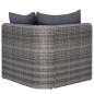 vidaXL Set de sofás de jardín 8 piezas y cojines ratán sintético gris vidaXL Set de sofás de jardín 8 piezas y cojines ratán sintético gris