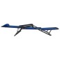 vidaXL Tumbonas plegables con reposapiés 2 unidades acero azul vidaXL Tumbonas plegables con reposapiés 2 unidades acero azul