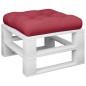vidaXL Cojín para palets de tela rojo 58x58x10 cm vidaXL Cojín para palets de tela rojo 58x58x10 cm
