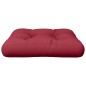 vidaXL Cojín para palets de tela rojo 58x58x10 cm vidaXL Cojín para palets de tela rojo 58x58x10 cm