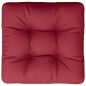 vidaXL Cojín para palets de tela rojo 58x58x10 cm vidaXL Cojín para palets de tela rojo 58x58x10 cm