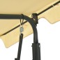 vidaXL Columpio balancín de jardín color blanco crema 170x110x153 cm vidaXL Columpio balancín de jardín color blanco crema 170x110x153 cm