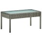 vidaXL Set de muebles de jardín 5 pzas y cojines ratán sintético gris vidaXL Set de muebles de jardín 5 pzas y cojines ratán sintético gris