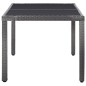 vidaXL Juego de comedor de jardín 7 piezas de ratán sintético gris vidaXL Juego de comedor de jardín 7 piezas de ratán sintético gris