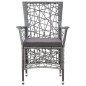 vidaXL Juego de comedor de jardín 7 piezas de ratán sintético gris vidaXL Juego de comedor de jardín 7 piezas de ratán sintético gris