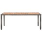 vidaXL Set de comedor de jardín 9 pzas y cojines ratán sintético gris vidaXL Set de comedor de jardín 9 pzas y cojines ratán sintético gris