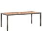 vidaXL Set de muebles de jardín 9 pzas ratán sintético gris vidaXL Set de muebles de jardín 9 pzas ratán sintético gris