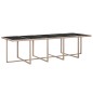 vidaXL Set comedor de jardín 15 piezas y cojines ratán sintético beige vidaXL Set comedor de jardín 15 piezas y cojines ratán sintético beige