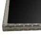 vidaXL Set comedor de jardín 13 piezas y cojines ratán sintético gris