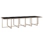 vidaXL Set comedor de jardín 17 piezas y cojines ratán sintético beige vidaXL Set comedor de jardín 17 piezas y cojines ratán sintético beige