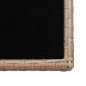 vidaXL Set comedor de jardín 17 piezas y cojines ratán sintético beige vidaXL Set comedor de jardín 17 piezas y cojines ratán sintético beige