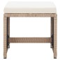 vidaXL Set comedor de jardín 17 piezas y cojines ratán sintético beige vidaXL Set comedor de jardín 17 piezas y cojines ratán sintético beige
