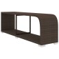 vidaXL Set muebles de jardín 8 piezas y cojines ratán sintético marrón vidaXL Set muebles de jardín 8 piezas y cojines ratán sintético marrón