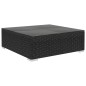 vidaXL Set muebles de jardín 13 piezas y cojines ratán sintético negro vidaXL Set muebles de jardín 13 piezas y cojines ratán sintético negro