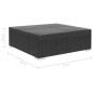 vidaXL Set muebles de jardín 12 pzas y cojines ratán sintético negro vidaXL Set muebles de jardín 12 pzas y cojines ratán sintético negro