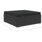 vidaXL Set muebles de jardín y cojines 8 piezas ratán sintético negro vidaXL Set muebles de jardín y cojines 8 piezas ratán sintético negro