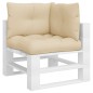 vidaXL Cojines para sofá de palets 3 unidades tela beige