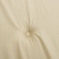 vidaXL Cojín silla de jardín respaldo alto 2 uds tela beige 120x50x3cm vidaXL Cojín silla de jardín respaldo alto 2 uds tela beige 120x50x3cm