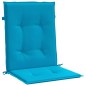 vidaXL Cojín silla jardín respaldo bajo 2 uds tela Oxford azul vidaXL Cojín silla jardín respaldo bajo 2 uds tela Oxford azul
