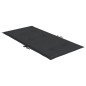 vidaXL Cojín de silla de jardín respaldo bajo 4 uds tela Oxford negro vidaXL Cojín de silla de jardín respaldo bajo 4 uds tela Oxford negro