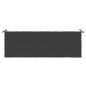 vidaXL Cojín de banco de jardín tela Oxford negro 150x50x3 cm vidaXL Cojín de banco de jardín tela Oxford negro 150x50x3 cm