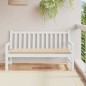 vidaXL Cojín de banco de jardín tela Oxford beige 150x50x3 cm vidaXL Cojín de banco de jardín tela Oxford beige 150x50x3 cm