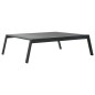 vidaXL Muebles de jardín 4 pzas y cojines de aluminio gris oscuro vidaXL Muebles de jardín 4 pzas y cojines de aluminio gris oscuro