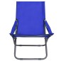 vidaXL Sillas de playa plegables 2 unidades tela azul vidaXL Sillas de playa plegables 2 unidades tela azul