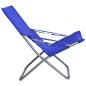 vidaXL Sillas de playa plegables 2 unidades tela azul vidaXL Sillas de playa plegables 2 unidades tela azul