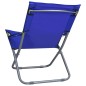 vidaXL Sillas de playa plegables 2 unidades tela azul vidaXL Sillas de playa plegables 2 unidades tela azul