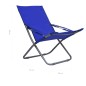 vidaXL Sillas de playa plegables 2 unidades tela azul vidaXL Sillas de playa plegables 2 unidades tela azul