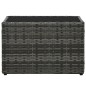 vidaXL Set de muebles de jardín 5 pzas y cojines ratán sintético gris