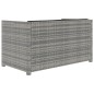vidaXL Set de muebles de jardín 5 pzas y cojines ratán sintético gris vidaXL Set de muebles de jardín 5 pzas y cojines ratán sintético gris