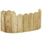 vidaXL Rollo de borde de madera de pino impregnada verde 120 cm vidaXL Rollo de borde de madera de pino impregnada verde 120 cm