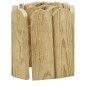 vidaXL Rollo de borde de madera de pino impregnada verde 120 cm vidaXL Rollo de borde de madera de pino impregnada verde 120 cm
