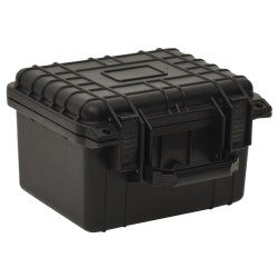 vidaXL Maletín portátil de vuelo PP negro 27x25x18 cm