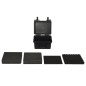 vidaXL Maletín portátil de vuelo PP negro 27x25x18 cm vidaXL Maletín portátil de vuelo PP negro 27x25x18 cm
