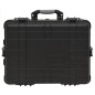 vidaXL Maletín de vuelo con ruedas PP negro 58x45x27 cm vidaXL Maletín de vuelo con ruedas PP negro 58x45x27 cm