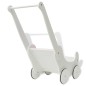 vidaXL Cochecito de muñecas madera 53x25,7x50 cm blanco vidaXL Cochecito de muñecas madera 53x25,7x50 cm blanco