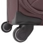 vidaXL Juego de 3 maletas blandas color café vidaXL Juego de 3 maletas blandas color café