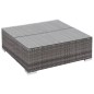 vidaXL Set de muebles de jardín 6 pzas y cojines ratán sintético gris vidaXL Set de muebles de jardín 6 pzas y cojines ratán sintético gris