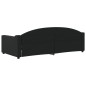 vidaXL Sofá cama tela negro 90x200 cm vidaXL Sofá cama tela negro 90x200 cm