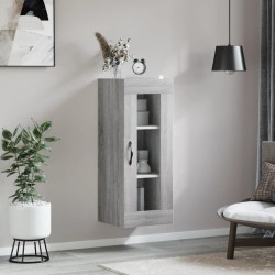 vidaXL Armario de pared gris Sonoma 34,5x34x90 cm