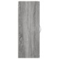 vidaXL Armario de pared gris Sonoma 34,5x34x90 cm